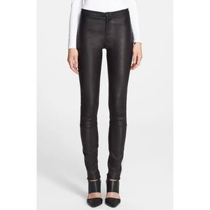 Theory Pittella Leather Leggings
